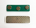 "Tri-Mag" Magnetic Badge Finding (green)